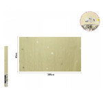 Trade Shop Traesio-rotolo Pellicola Adesiva Gialla Con Stelle 45cm X 5mt Mobili Carta Parati 71132 -