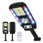 Trade Shop Traesio-faro Lampione Faretto Con Pannello Solare Sensore Di Movimento 89 Led Cl-728 -