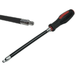 Trade Shop Traesio-cacciavite Giravite Flessibile Da 300 Mm Porta Bussole Torx Maschio -