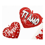 Trade Shop Traesio-cuscino Cuore In Peluche Scritta Ti Amo 28cm San Valentino 2 Mod Assortiti 65484 -