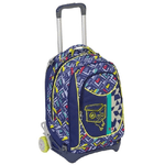 Trade Shop Traesio-zaino Scuola Ragazzi Trolley 3in1 New Jack Widget Con Carrello Rimovibile -