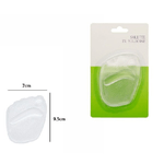 Trade Shop Traesio-coppia Solette In Gel Silicone Morbido Cura Protezione Sottopiede 9.5x7cm 67286 -