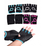 Trade Shop Traesio-guanti Palestra Neoprene Grip Esercizio Pesi Sportive Anti Slittamento Gym -