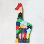 Trade Shop Traesio-3d Puzzle Legno Forma Di Giraffa Educativo Lettere Numeri Bambini Imparare -