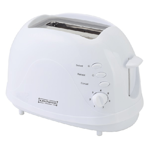 Trade Shop Traesio-tostapane Per 2 Fette 700 W 7 Livelli Funzione Scongelamento Toast Bianco -