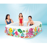 Trade Shop Traesio-piscina Acquario Quadrata 159x159x50 Cm Per Bambini 3+ Anni 340 Lt Estate 57471 -