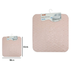 Cleafe-tappeto Tappetino In Pvc Antiscivolo Per Vasca Bagno Doccia 50 X 50cm 79727 Rosa -