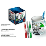 Trade Shop Traesio-tazza Portapenne Da Colorare Avengers Marvel Bicchiere Pennarelli Colori Regalo -