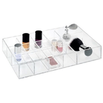 Trade Shop Traesio-contenitore Organizer Portatrucco In Plastica 14 Scomparti Porta Trucchi Make Up -