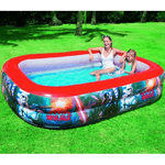 Trade Shop Traesio-piscina Fuori Terra Gonfiabile Star Wars 262 X 175 X 51 Cm Giardino Esterno -