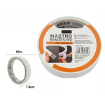 Trade Shop Traesio-set 3 Pezzi Nastri Nastro Biadesivo Super Resistente 1.8 Cm X 10 Metri 69820 -