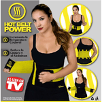 Trade Shop Traesio-hot Shapers Power Belt Fascia Lombare Snellente Dimagrante Cintura Fitness -