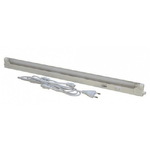 Trade Shop Traesio-tubo Neon A Led Da 60cm Con Plafoniera T5 Luce Bianco Caldo 3000k Cavo 1m Da 10w -