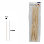 Trade Shop Traesio-set 15 Bastoncini In Legno Lavoretti Attività Creative Stecchette 4x300mm 53871a -