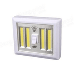 Trade Shop Traesio-punto Luce Led Con Interruttore Cob 3w Faretto Lampada Da Muro Per Armadio -