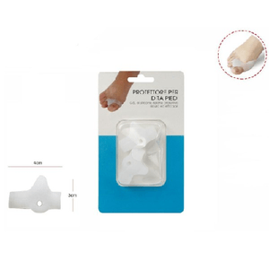 Trade Shop Traesio-coppia Cuscinetti Silicone Protezione Protettore Dita Piede Cura Dei Piedi 66781 -