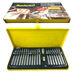 Trade Shop Traesio-set Di Chiavi Inserti 41 Pezzi Torx Esagonali E Mille Righe + 2 Adattatori -