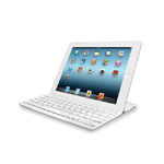 Trade Shop Traesio-tastiera Qwerty Bluetooth Per Tablet Supporto Case Compatibile Bianca -