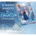 Trade Shop Traesio-frozen Diario Segreto Anna E Elsa Magico Con Led Per Scuola Bambini Hobby -