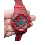 Trade Shop Traesio-orologio Sportivo Polso Zh 7901 Uomo Cronografo Digitale Data Camouflage Rosso -