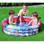 Trade Shop Traesio-piscina Gonfiabile Spiderman 3 Anelli 122 X 30 Cm Fuori Terra Spider-man -