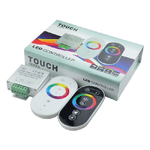 Trade Shop Traesio-controller Dimmer Rgb Telecomando Touch Rf 12-24v 18a Per Striscia Led 5050 Rgb -