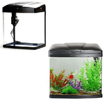 Trade Shop Traesio-acquario Terrario 35 Litri Completo Di Filtro E Luce Per Pesci Tropicali T-38f -