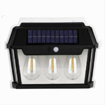 Trade Shop Traesio-lampada Luce Faretto Solare Faro Esterno Sensore Movimento Luce Calda 38 Watt -