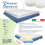 Trade Shop Traesio-materasso 1 Piazza E Mezza 120x190 Altezza 22 Cm Memory E Foam Sfoderabile -