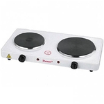 Trade Shop Traesio-fornello Elettrico Doppia Piastra Domat Dmt-8001 Campeggio Cucina -