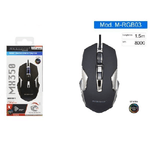 Maxtech-mouse Gaming Rgb Con Filo Usb Luminoso 8000 Dpi Per Notebook Laptop Pc M-rgb03 -