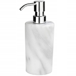 Cleafe-portasapone Effetto Marmo Bianco Porta Sapone  10379 Dispenser Sapone -