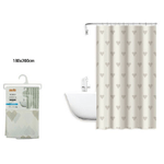 Cleafe-tenda Moderna Doccia Vasca Bagno Impermeabile Pvc 12 Ganci Cuori 180x200cm 79228 -