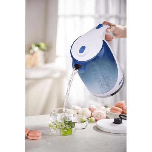 Trade Shop Traesio-bollitore Elettrico A Caraffa 1,7 Litri Per Te' Infusi 2200w In Acciaio Inox -