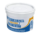 Trade Shop Traesio-stucco Pronto In Pasta Per Legno Muro Mobili Pareti 500 Gr Colore Bianco -