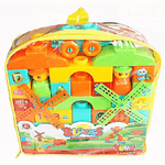 Trade Shop Traesio-gioco Costruzioni Blocks Paradise Giocattolo Per Bambini Mattoncini Colorati -