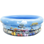 Trade Shop Traesio-piscina Gonfiabile 3 Tubi Con Stampa Super Wings Diametro 100 Cm -