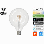 Trade Shop Traesio-lampadina Led G125 E27 A Filamento 7watt Wifi Dimmerabile Colore Luce Regolabile -