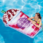 Trade Shop Traesio-materassino Isola Gonfiabile Stampa Granita In Pvc Mare Piscina 198x107 Cm -