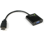 Trade Shop Traesio-adattatore Convertitore Da Hdmi Maschio A Vga Femmina Con Uscita Audio Per Pc -