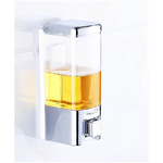 Trade Shop Traesio-dispenser Erogatore Per Sapone Liquido Contenitore A Muro Casa Hotel 500 Ml -