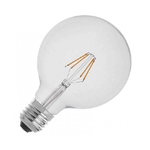 Trade Shop Traesio-lampadina Globo Trasparente Filamento A Led Attacco E27 6w Luce Calda V-tac -