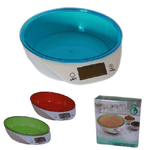 Trade Shop Traesio-bilancia Da Cucina Digitale Precisione Da 1gr A 5kg Con Ripiano Colorato Tare -