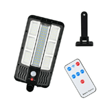 Trade Shop Traesio-faro Lampione Stradale Pannello Solare Con Sensore Telecomando 117 Led Smd Ta146 -