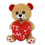 Trade Shop Traesio-peluche Orso Orsetto Con Cuore Ti Amo 17 Cm Pupazzo Regalo San Valentino 68072 -