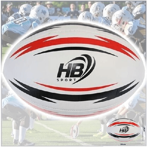 Trade Shop Traesio-palla Da Rugby Pallone Football Americano Nfl Peso E Misura Ufficiale 16 X 30 Cm -