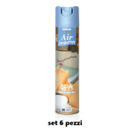 Trade Shop Traesio-set 6 Pz Deodorante Per Ambiente Spray Profumo Casa Fresco 300 Ml Spa -