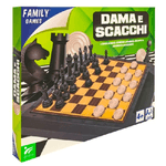 Trade Shop Traesio-gioco Da Tavolo Family Games Dama E Scacchi 2 In 1 Per Tutta La Famiglia Età 4+ -