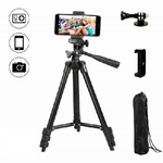 Trade Shop Traesio-treppiedi Universale Alluminio Tripode Cavalletto 102cm Smartphone Fotocamera -