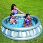 Trade Shop Traesio-piscina Gonfiabile A Forma Di Astronave Spaceship Esterno Fuori Terra 147x41cm -